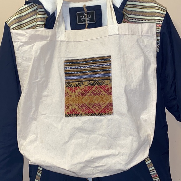 NWT Illari Peru Jacket & Canvas Tote Bag - Picture 10 of 14